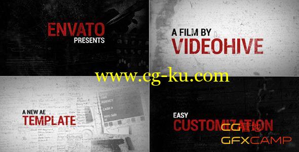 侦查档案类模板 VideoHive Evidence的图片1