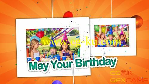 生日照片展示 VideoHive Happy Birthday Celebrations Photo Gallery的图片1