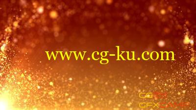 金色粒子背景视频素材 Golden Background footage Particle HD的图片1