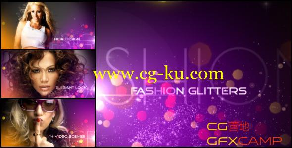Apple Motion模板 VideoHive Fashion Glitters的图片1