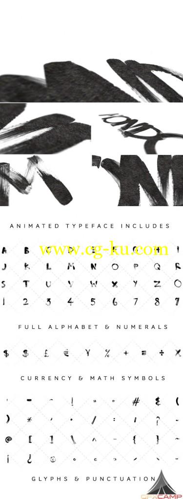 手写毛笔字 VideoHive Mondo的图片1
