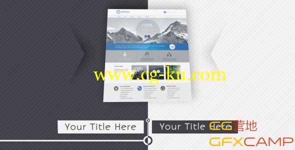 简洁商品展示 VideoHive Website Presentation 2的图片1