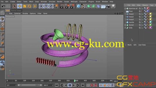 C4D动力学教程 Lynda – Dynamics in CINEMA 4D的图片1