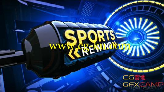C4D/AE制作体育节目展示 Lynda – Mograph Techniques: Creating a Sports Bumper的图片1