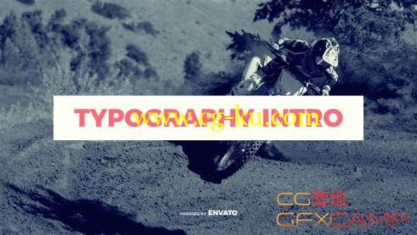 AE模板-文字排版标题图片快闪片头 Typography Intro的图片1