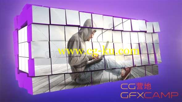 AE模板-三维方块盒子翻转图片展示 Dynamic Boxes的图片1