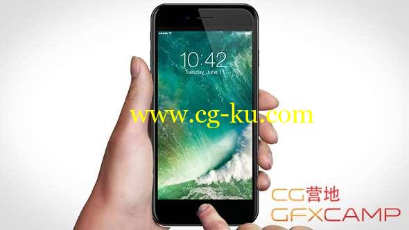 AE模板-iPhone 7手机APP手势点击滑动展示动画 Phone 7 App & Gestures Video Kit的图片1