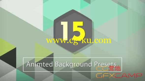15组动态背景动画AE预设 15 Animted Background Presets的图片1