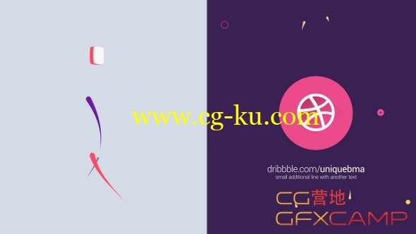 AE模板-创意线条MG动画Logo展示 Logo Reveals的图片1