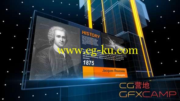 AE模板-科技感信息新闻片头包装 Information news的图片1