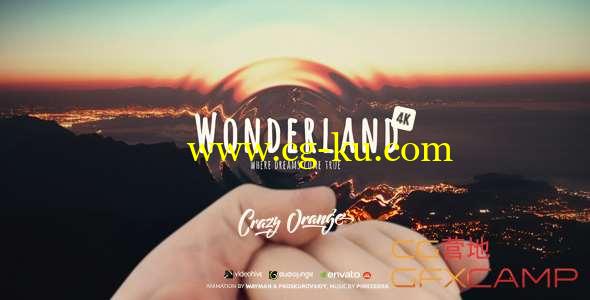 AE模板-浪漫回忆爱情婚礼视频包装 Wonderland Love Story的图片1