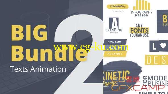 AE模板-30组栏目包装文字标题动画 Texts Animation Bundle Pack 2的图片1