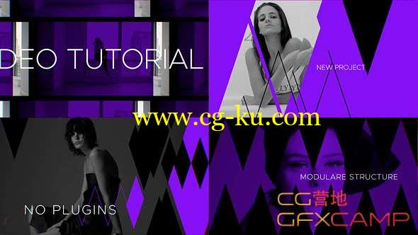 AE模板-时尚视频包装片头 Fashion Broadcast Youtube Package的图片1