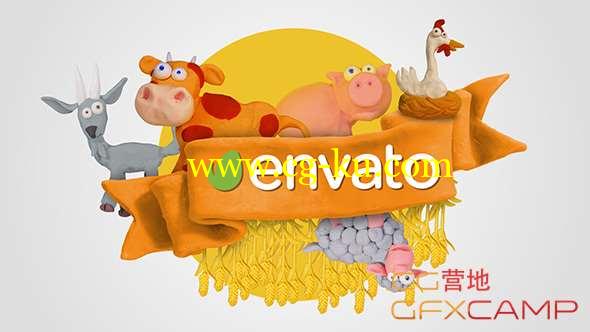 AE模板-黏土农场动物三维定格动画 Clay Farm Animals的图片1