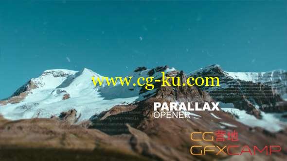 AE模板-三维视差图片开场片头 Parallax Opener的图片1