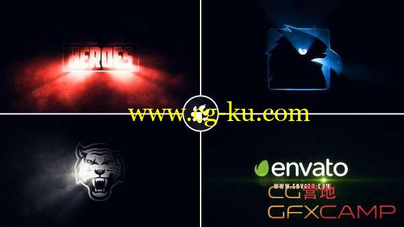 AE模板-大气光线扫光Logo展示 Cinematic Light Rays Logo的图片1