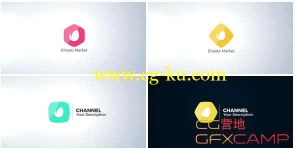 AE模板-简洁MG线条Logo展示 Clean Logo Reveal的图片1