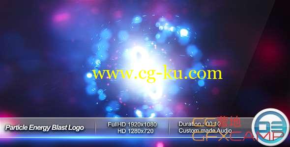 AE模板-能量粒子汇聚爆炸Logo展示 Particle Energy Blast Logo Reveal的图片1