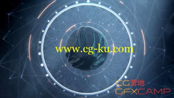 AE模板-科技感画面布料破碎Logo展示 Epic Glitch Logo的图片1