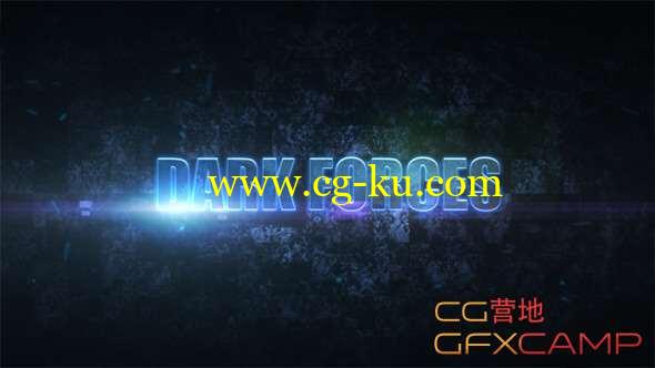 AE模板-黑暗大气文字标题宣传片头 Dark Forces的图片1