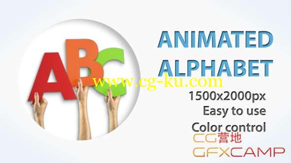 AE模板-手持纸张文字字母动画 Paper Alphabet的图片1