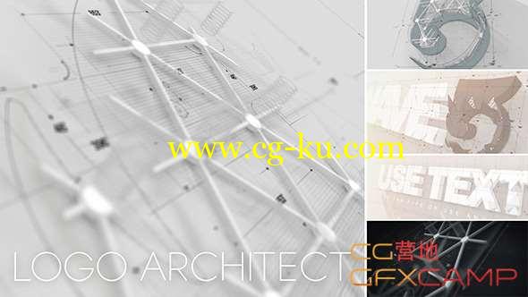 AE模板-三维Logo搭建生长动画 Logo的图片1