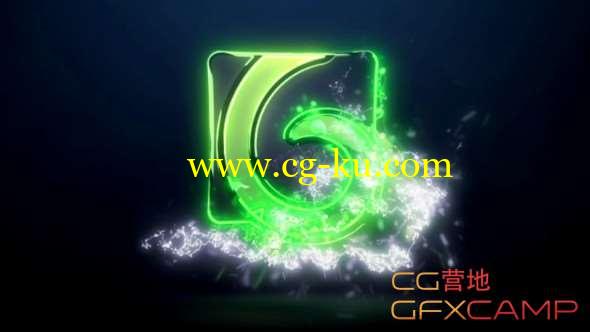 AE模板-电流描边Logo动画 Electric Logo Reveal的图片1