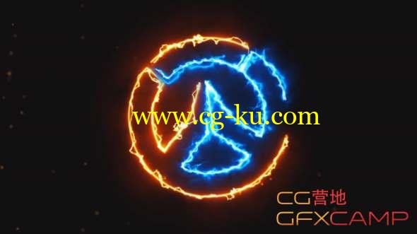 Saber制作能量描边Logo动画AE教程 After Effects - Lightning Logo Reveal with SABER Plugin Tutorial的图片1