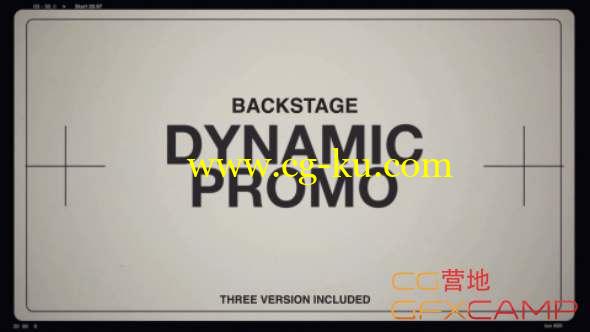 AE模板-摄像机胶片花絮纪录片视频片头 Backstage的图片1