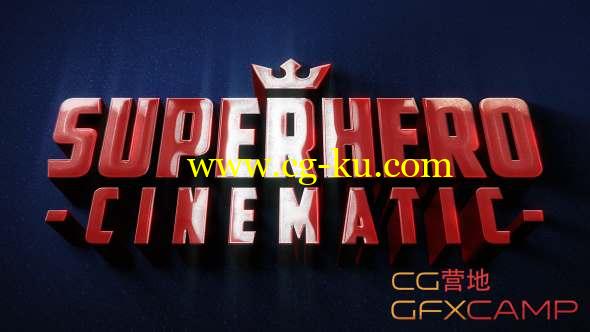 AE模板-大气质感三维文字Logo展示 Majestic Cinematic 3D Logo的图片1