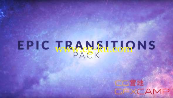 32组AE视频转场预设 ToleratedCinematics - Epic Transitions的图片1