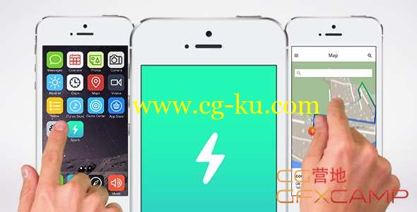 AE模板-iPhone手机滑动APP宣传动画 App Promo Video Kit的图片1