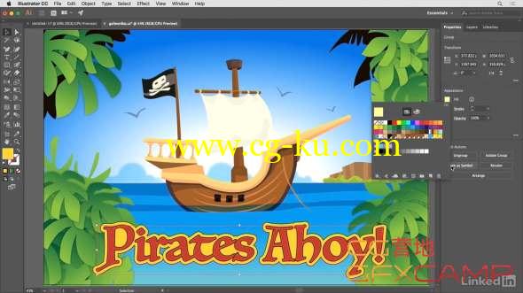 AI CC 2018新功能介绍教程(英文字幕) Lynda - Illustrator CC 2018 New Features的图片1