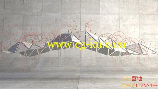C4D质感三角形 Recreating the Triangles Scene的图片1
