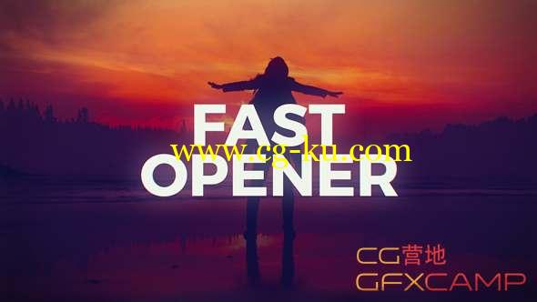 AE模板-图片文字快闪片头 Fast Stomp Opener的图片1