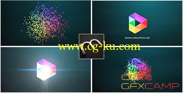 AE模板-粒子汇聚Logo动画 Logo Formation的图片1