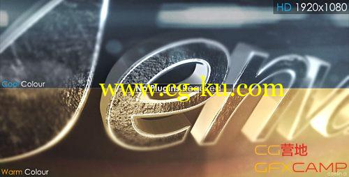 钢铁质感Logo展示 VideoHive 3D Metallic Reveal的图片1
