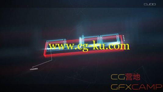 科幻Logo展示 Videohive Cubo Digital Logo的图片1