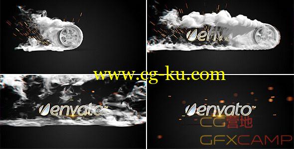轮胎漂移烟雾Logo展示 Videohive Drift Opener的图片1