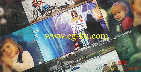 温馨照片墙展示 VideoHive Moments Of Life Slideshow的图片1
