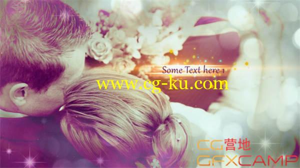 金色唯美漏光 VideoHive Golden Slides的图片1