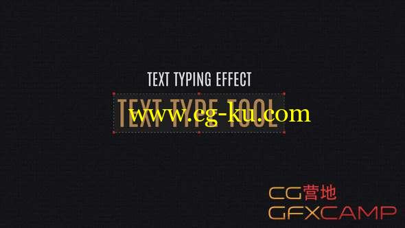 AE模板-电脑文字选框输入动画 Text Type Tool的图片1