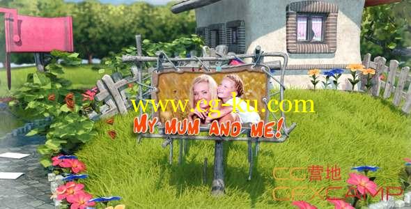 AE模板-三维卡通场景儿童小孩生日片头动画 Birthday Party的图片1