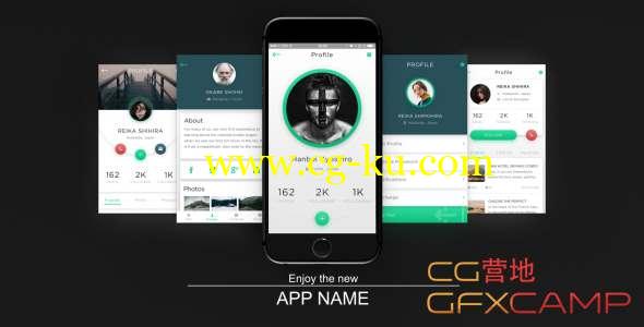 AE模板-苹果手机APP动画展示片头 App Presentation的图片1