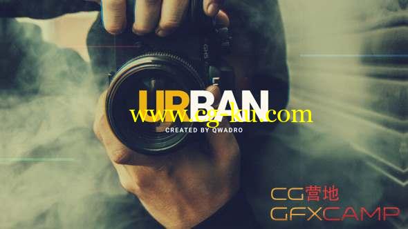AE模板-快速图片文字标题片头 Urban Intro的图片1