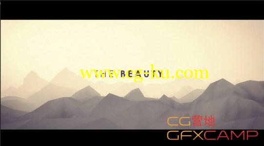 AE制作低多边形转场 Low Poly Mountains With Trapcode Mir的图片1