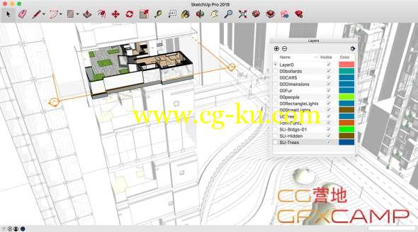 草图大师 SketchUp Pro 2018 中文版/英文版/多语言 Win破解版的图片1