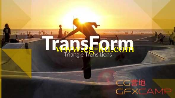 Pr模板-三角形遮罩视频转场 TransForm - Triangle Transitions - Premiere Pro Templates的图片1