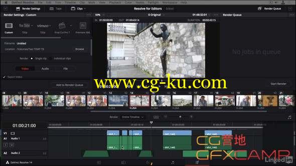 达芬奇视频剪辑教程 Lynda - DaVinci Resolve: Editing Basics的图片1