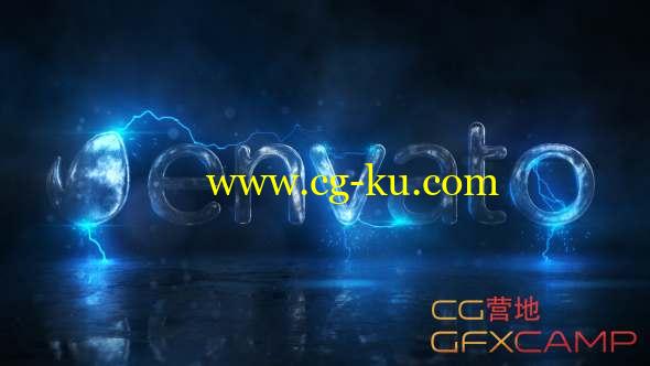 AE模板-电流闪电三维Logo展示动画 Electricity Logo的图片1